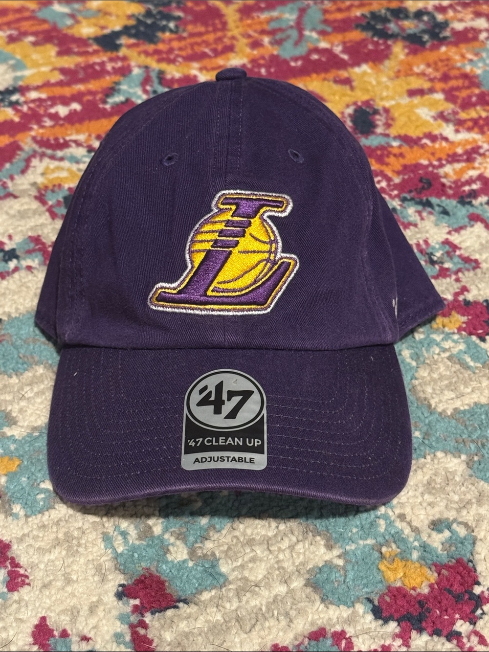 47 Brand Los Angeles Lakers Purple and Gold Baseball Cap